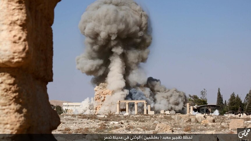Destruction of Palmyra's Baal Shamin temple