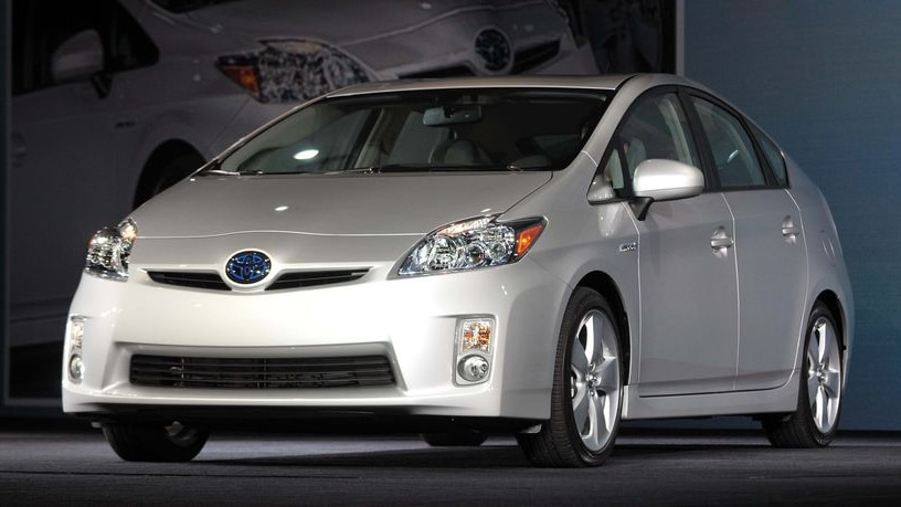 The 2010 Toyota Prius on display