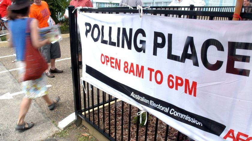 Results from larger booths are expected about two hours after the poll closes.