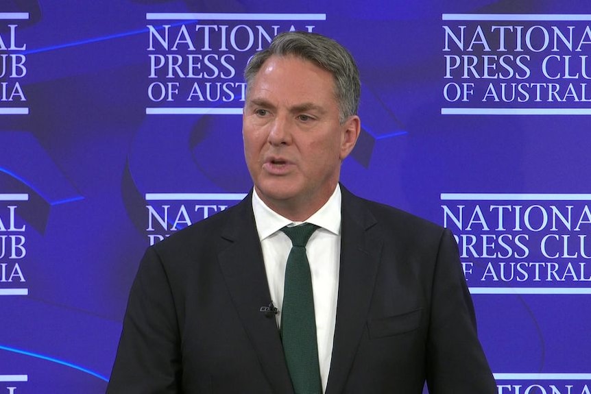 Defence Minister Richard Marles addresses National Press Club.