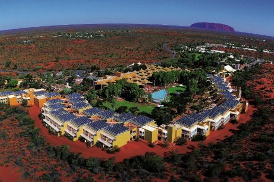 Ayers Rock Resort, in Central Australia, which has been owned by the Indigenous Land Corporation since 2010.