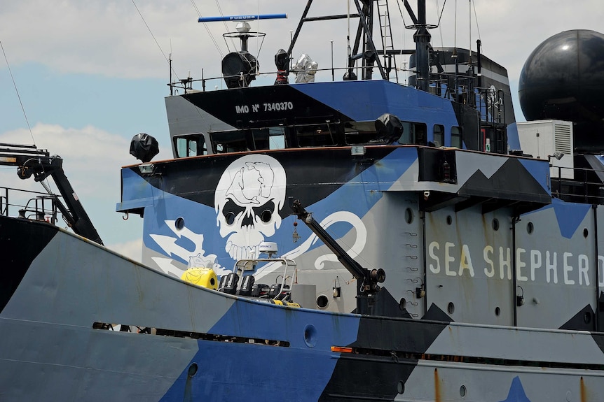 The Sea Shepherd ship 'Steve Irwin' off Fremantle in 2011