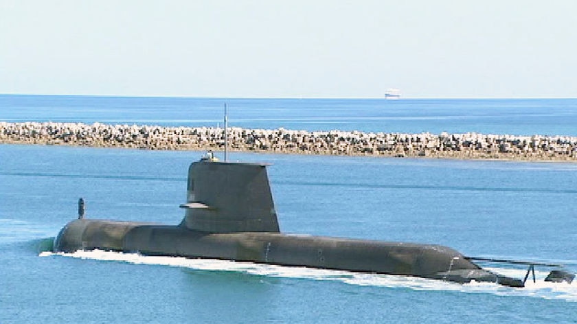 The Navy says the chemical is used in submarine electrical components to minimise corrosion.