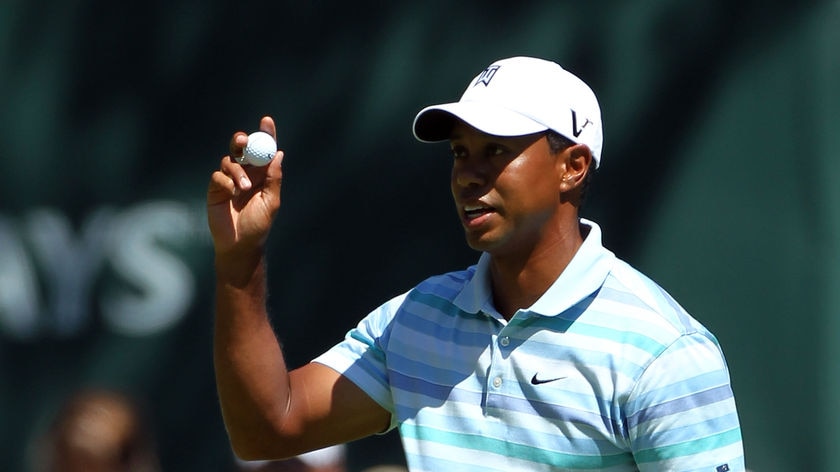 Tiger Woods says he is starting to see some progress in his game (file photo)