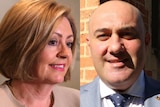 Composite image of Perth Lord Mayor Lisa Scaffidi and Deputy Lord Mayor James Limnios.