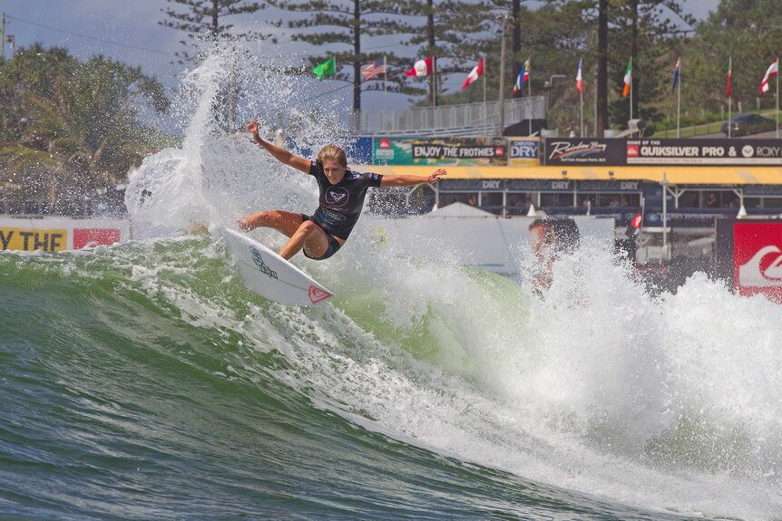 Stephanie Gilmore in good form on the Gold Coast