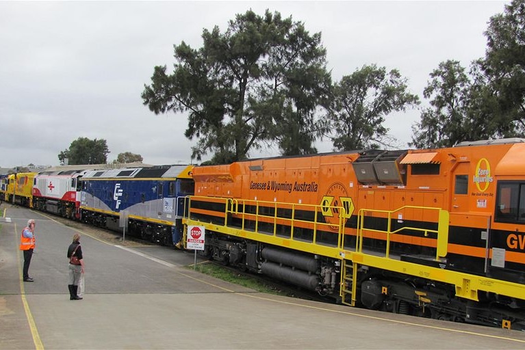 The special train left Adelaide for Port Augusta