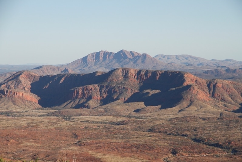 An aerial view of The Western MacDonnell National Park