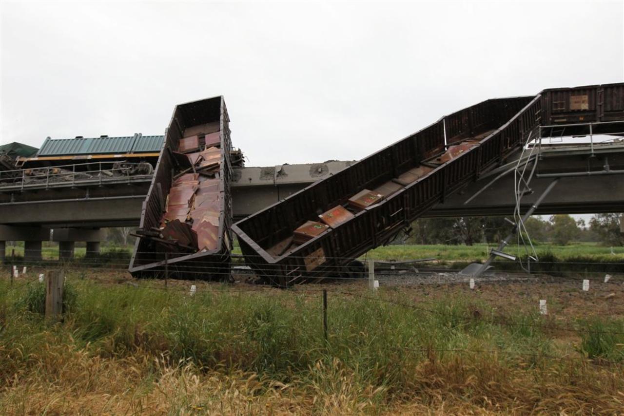 Freight train derails, major disruptions ahead - ABC News