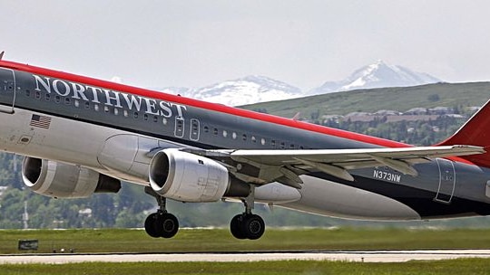 Northwest flight 188 overshot its destination by 240 kilometres.