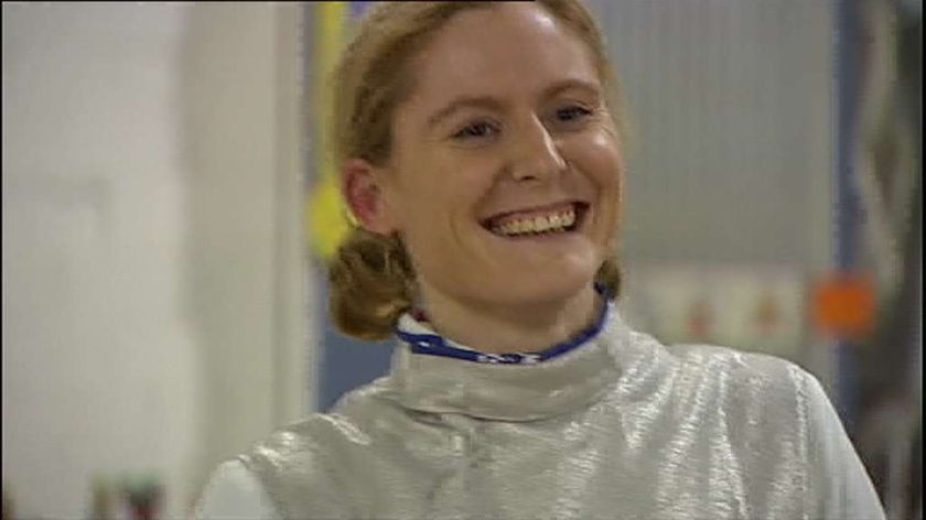 Jo Halls Australian Fencing competitor 2008 Beijing Olympics