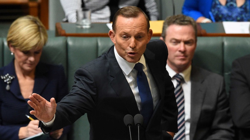 Tony Abbott in Question Time