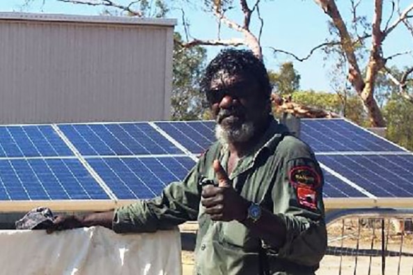 Indigenous ranger Garry Hudson, 55, from Kowanyama in Queensland's western Cape York