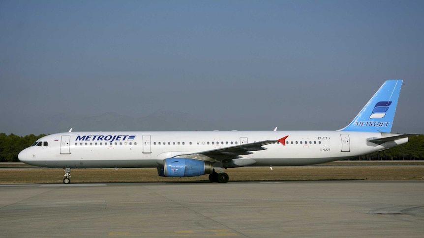 Metrojet's Airbus A-321 with registration number EI-ETJ that crashed in Egypt's Sinai peninsula