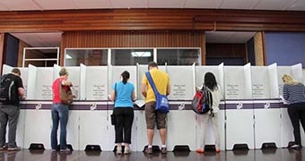 custom image - voters at polling booth