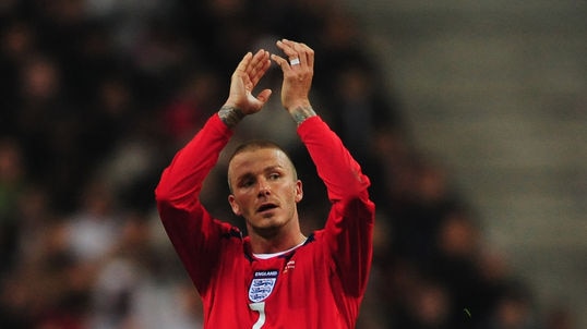 David Beckham will arrive in Newcastle on Thursday