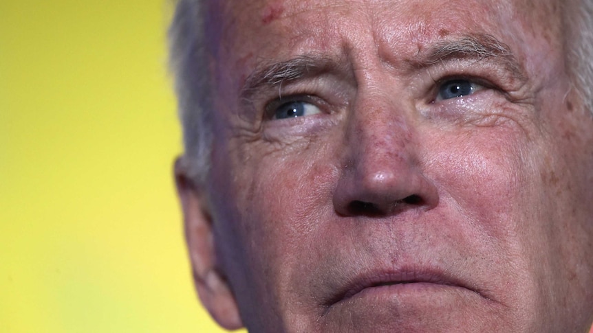 Biden close up