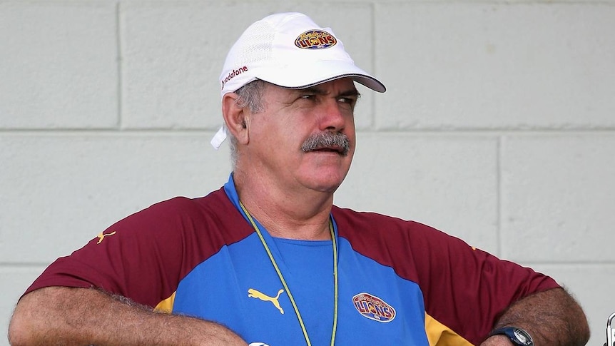 The accused is alleged to have visited Leigh Matthews at a Brisbane Lions training session.