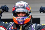 Ricciardo celebrates Hungarian Grand Prix win