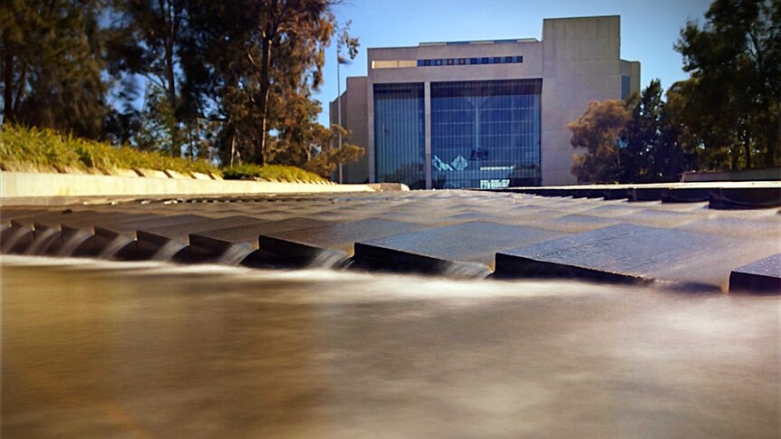 The High Court of Australia building in Canberra.