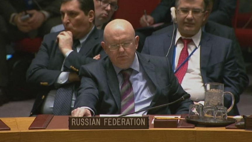 The UK, US and Russia exchange barbs at a UN meeting in New York