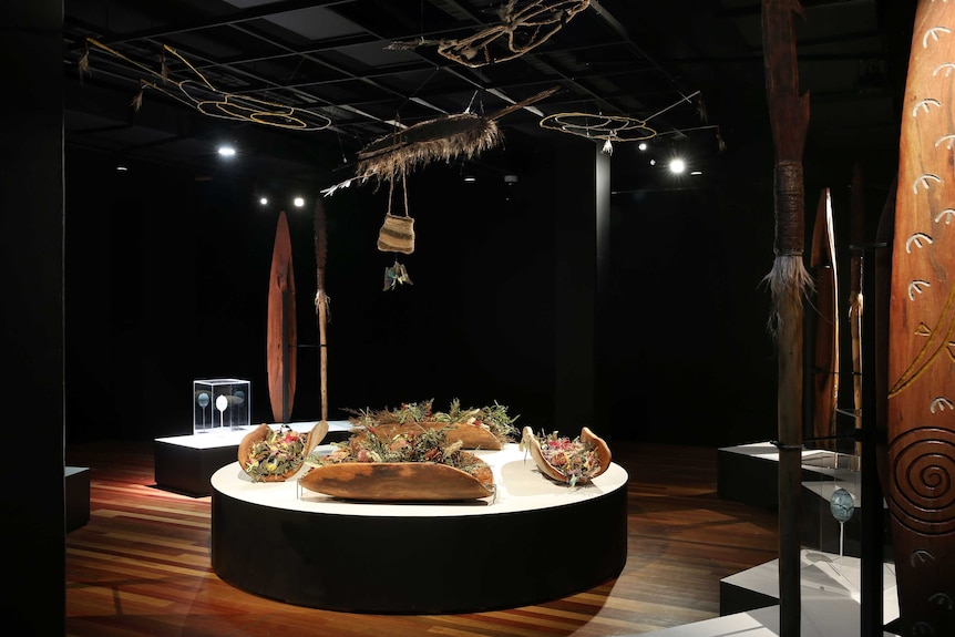 Winhangadurinya healing space in Australian Museum exhibition