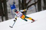 Australia's Toby Kane competes in the Men's Super-G standing at the Sochi Paralympics.