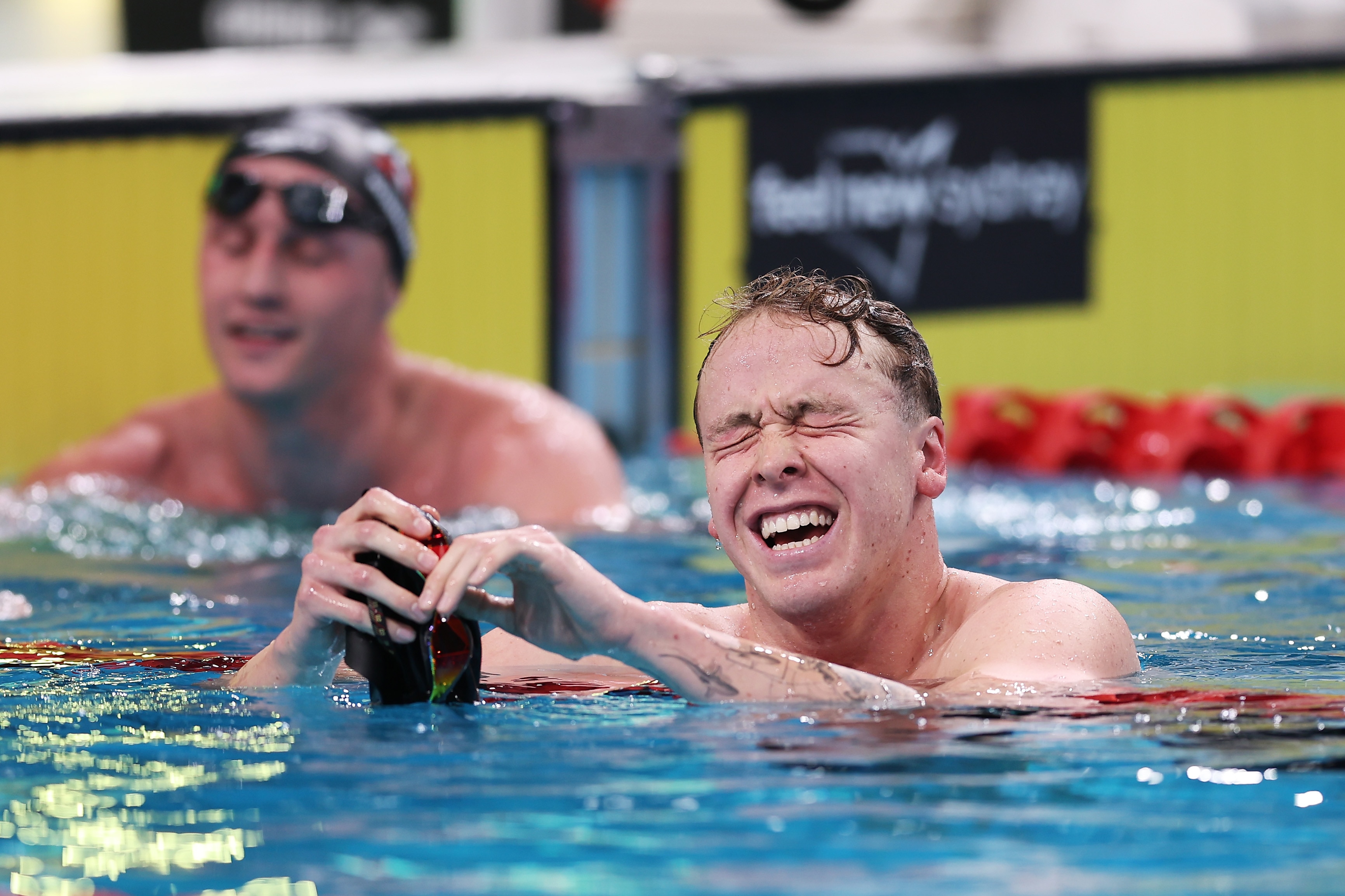 Aussie swim star gives world record a shake at nat