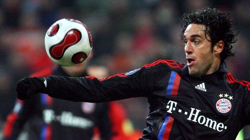 Bayern Munich's Luca Toni