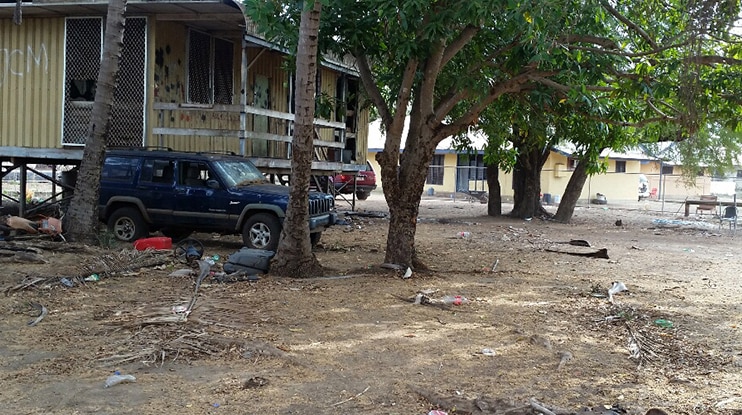 The township of Angurugu in Groote Eylandt.