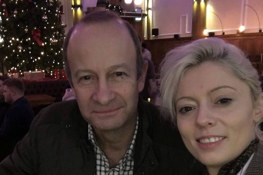 UKIP leader Henry Bolton (left) in a bar with his girlfriend Jo Marney (right)
