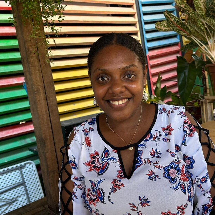 Miriam Arzienta Sulu, a graduate research assistant at Solomon Islands National University