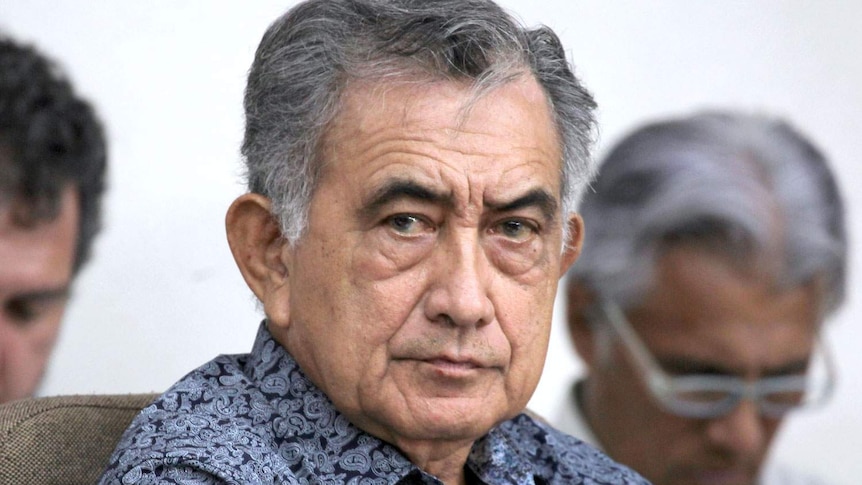 Opposition leader of French Polynesia Oscar Temaru