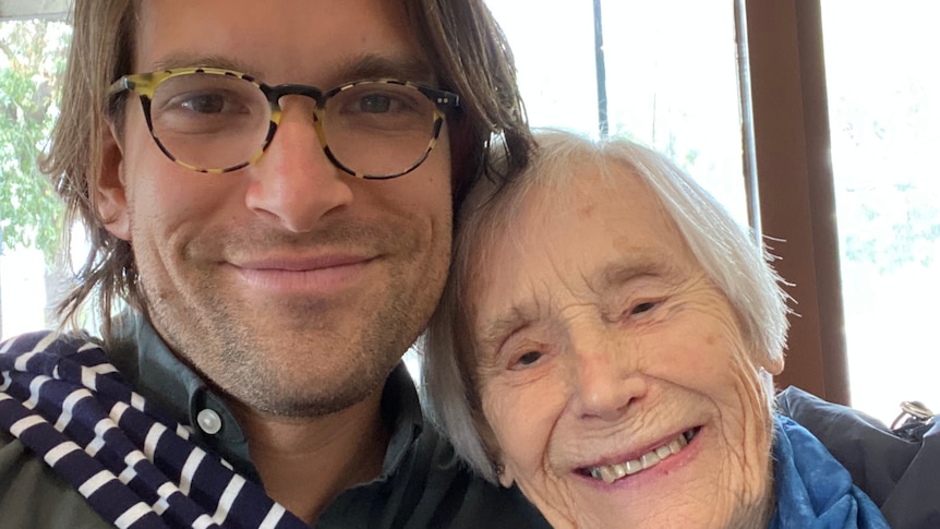 Sandro Demaio smiles in a photo with his grandmother, Bette.