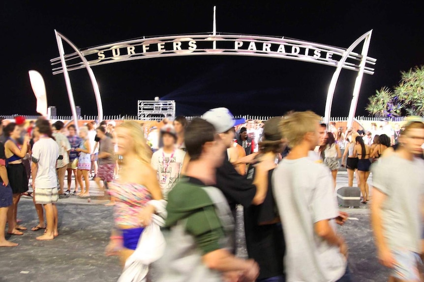 Teenagers at Surfers Paradise