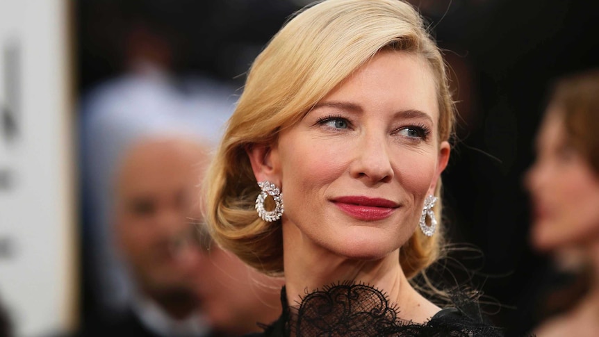 Winner: Blue Jasmine star Cate Blanchett arrives at the Golden Globes