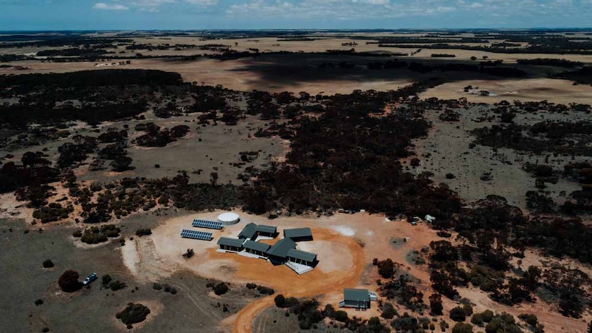 Bird's eye view of  Michael Tichbon Field Station