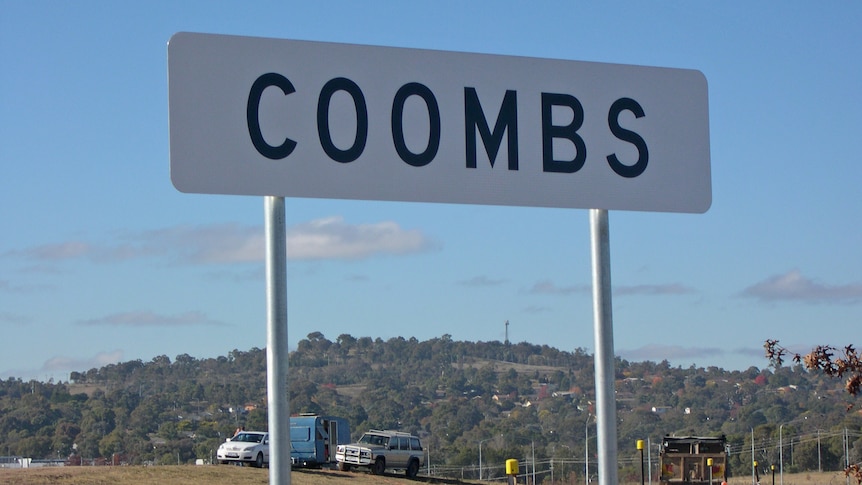 Land is being cleared to make way for the new suburb of Coombs.