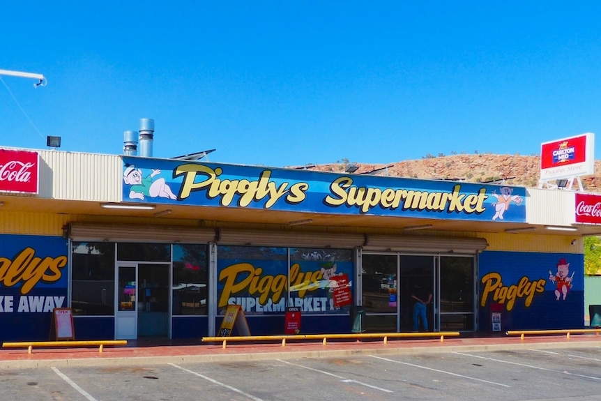 Piggly's supermarket in Alice Springs.