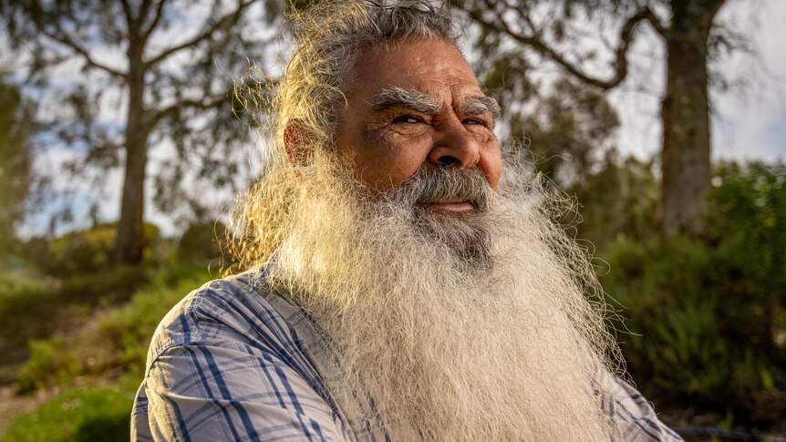 An Aboriginal man with a beard