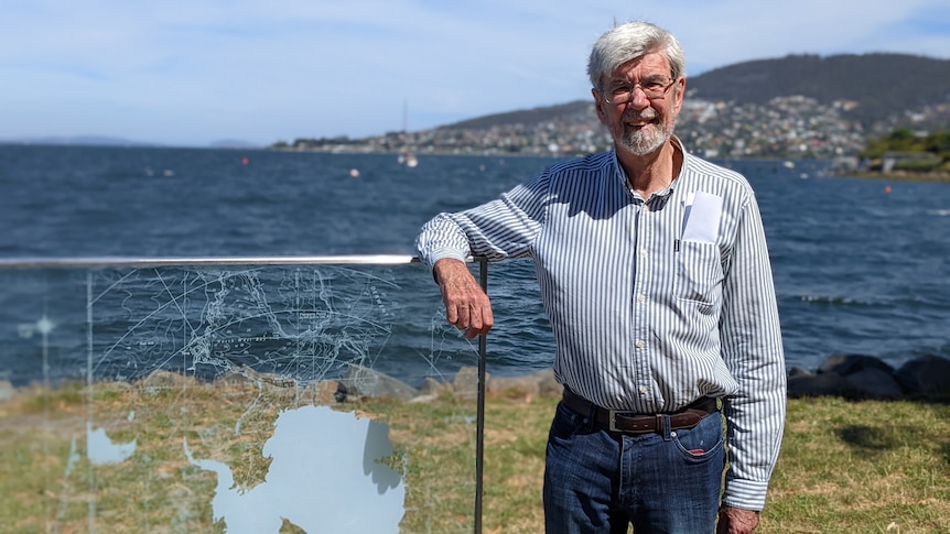 John Church pictured in front of the ocean