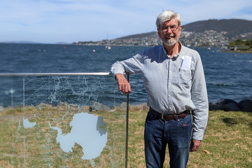 John Church pictured in front of the ocean