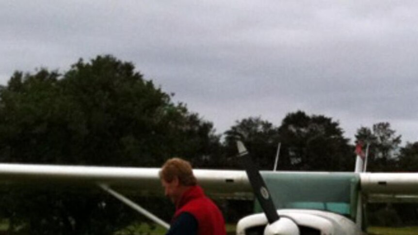 No-one was injured when the light plane was forced to touch down at Wollongong Golf Course.