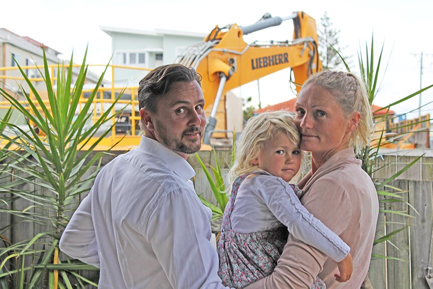 Palm Beach homeowner Logan Hurford and his family are living next to an apartment development
