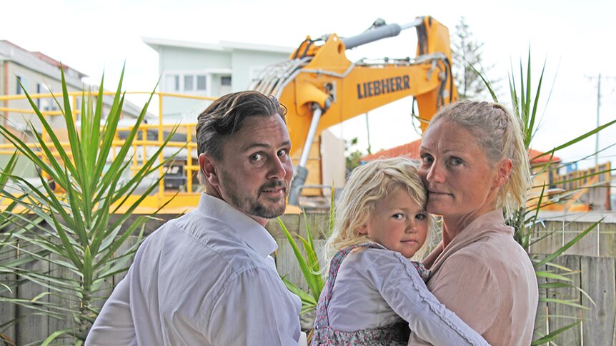 Palm Beach homeowner Logan Hurford and his family are living next to an apartment development