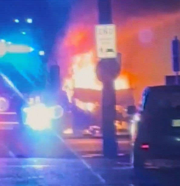 Ambulance destroyed by fire outside Tasmanian hospital