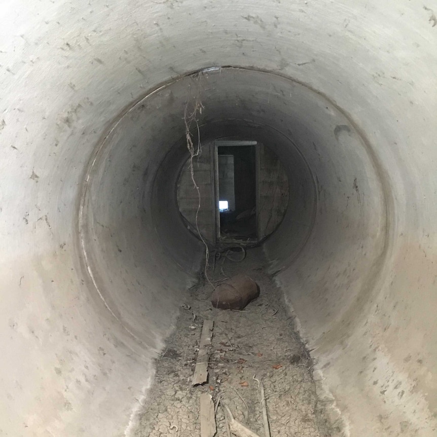 Concrete tube-like tunnel