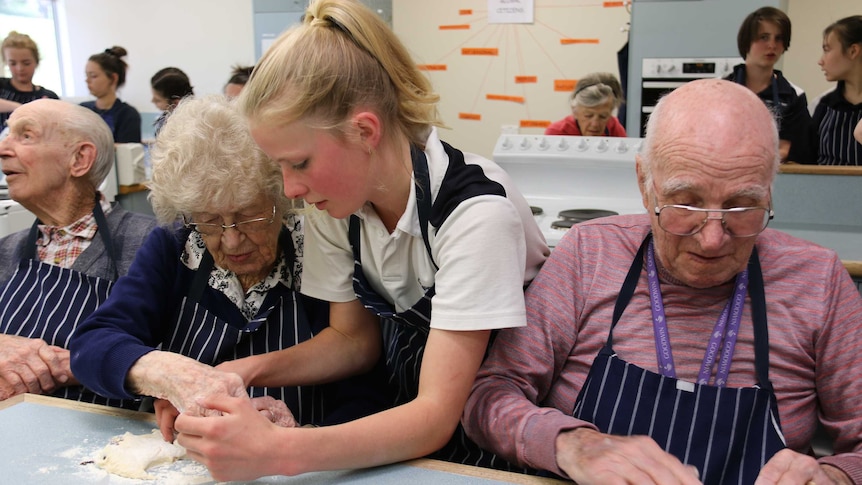 Campbell High School students close the age-gap with Goodwin Village Ainslie residents