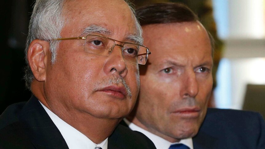 Najib Razak and Tony Abbott