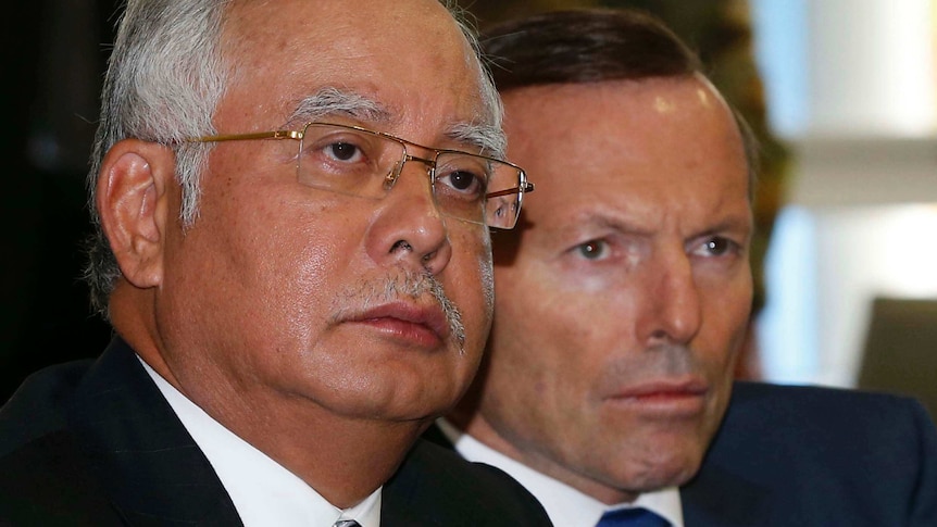 Najib Razak and Tony Abbott